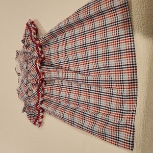 Gingham Patriotic Dress